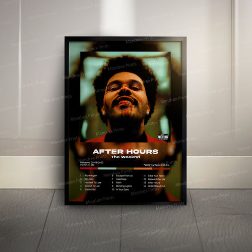After Hours – Póster Digital The Weeknd