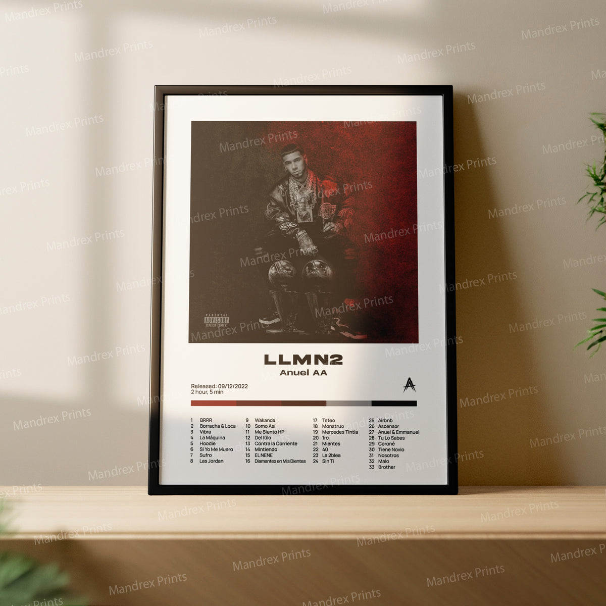 Las Leyendas Nunca Mueren 2 – Póster Digital Anuel AA