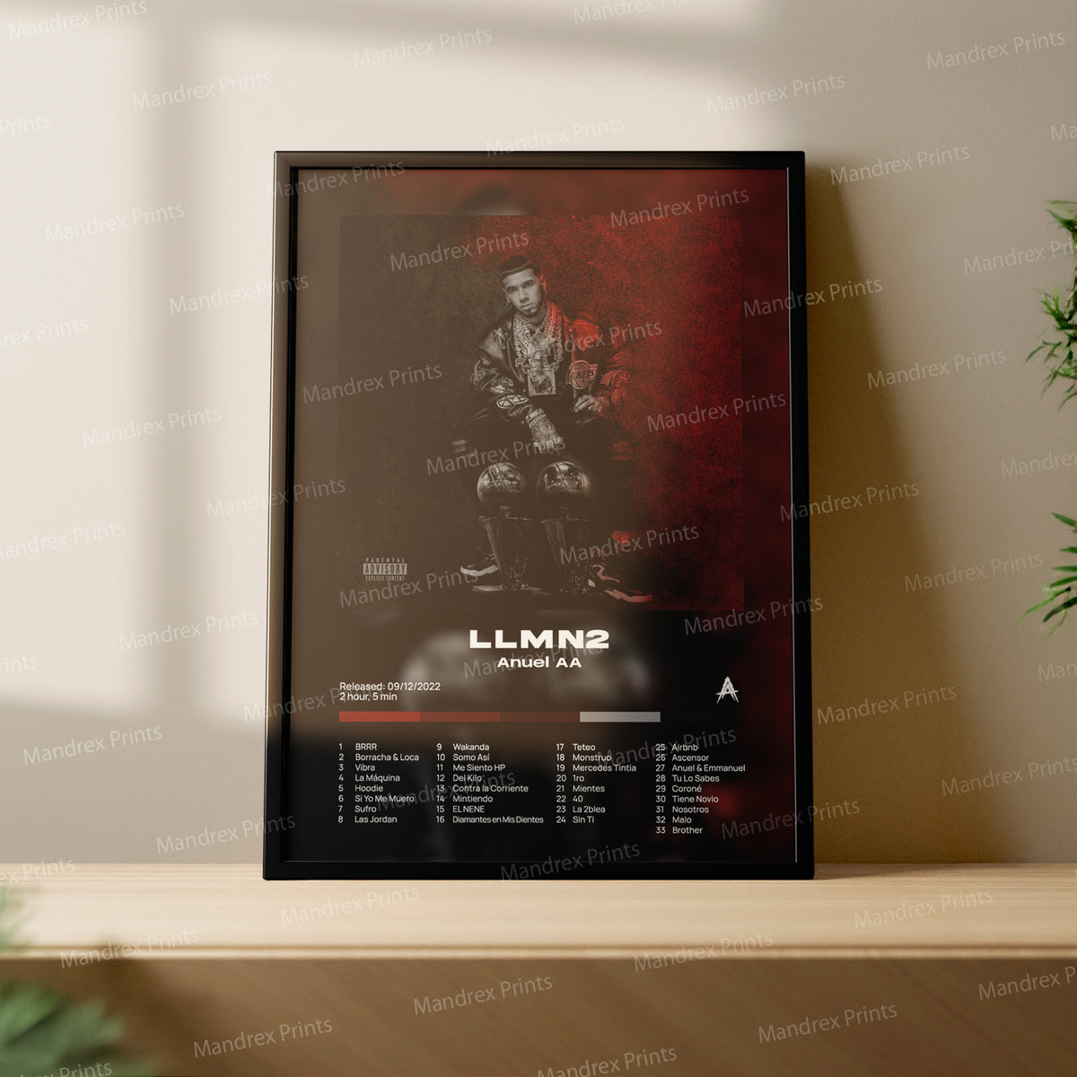 Las Leyendas Nunca Mueren 2 – Póster Digital Anuel AA