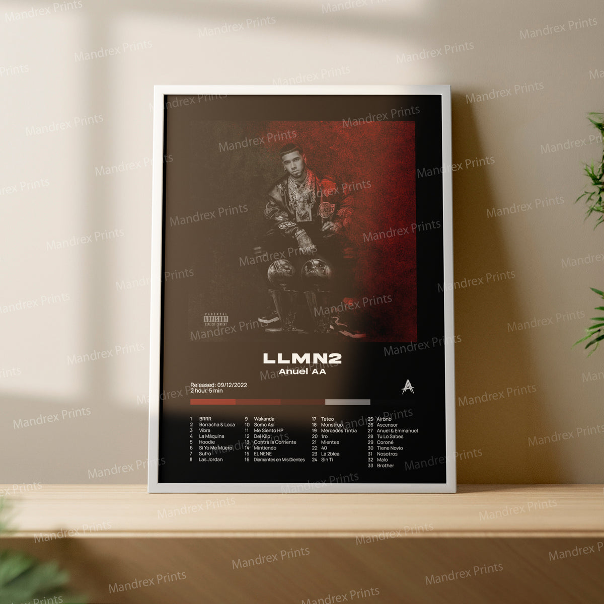 Las Leyendas Nunca Mueren 2 – Póster Digital Anuel AA