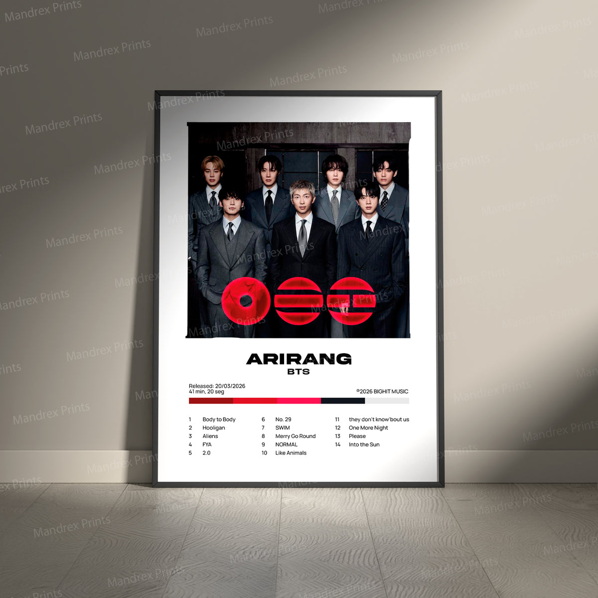 Arirang – Póster Digital BTS