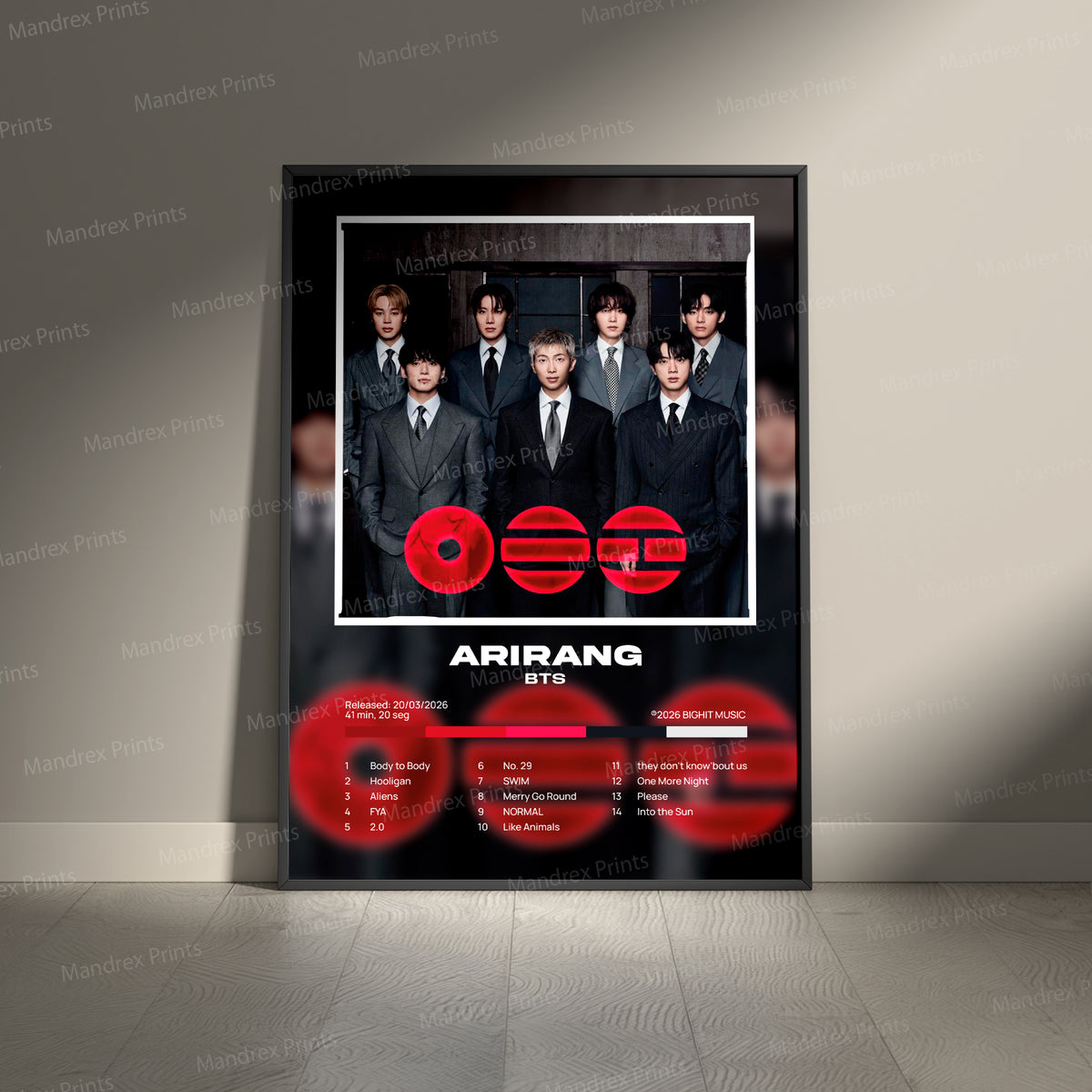 Arirang – Póster Digital BTS
