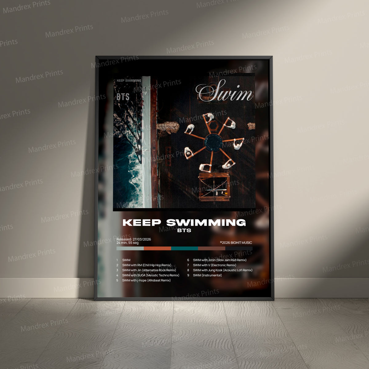Keep Swimming – Póster Digital BTS