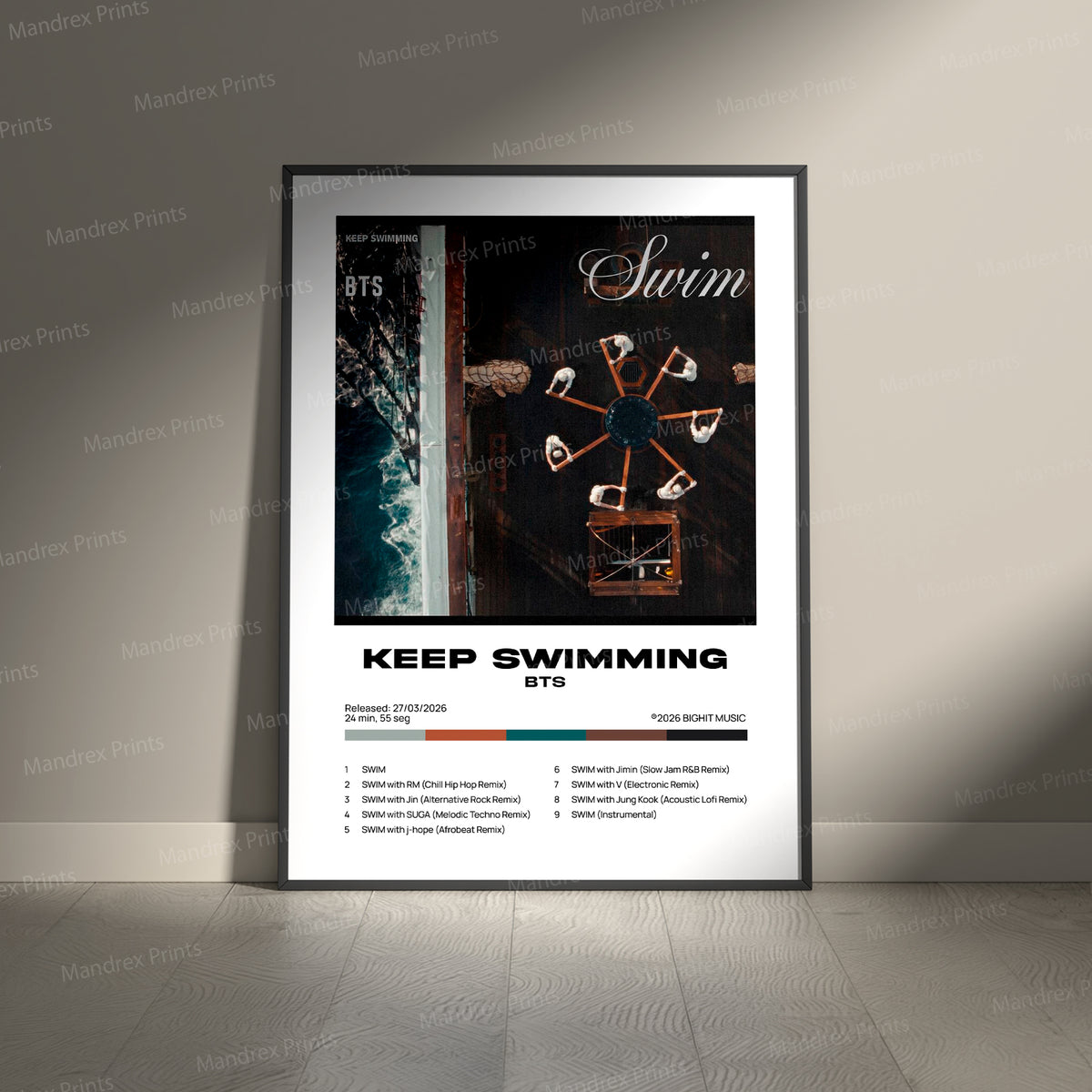 Keep Swimming – Póster Digital BTS