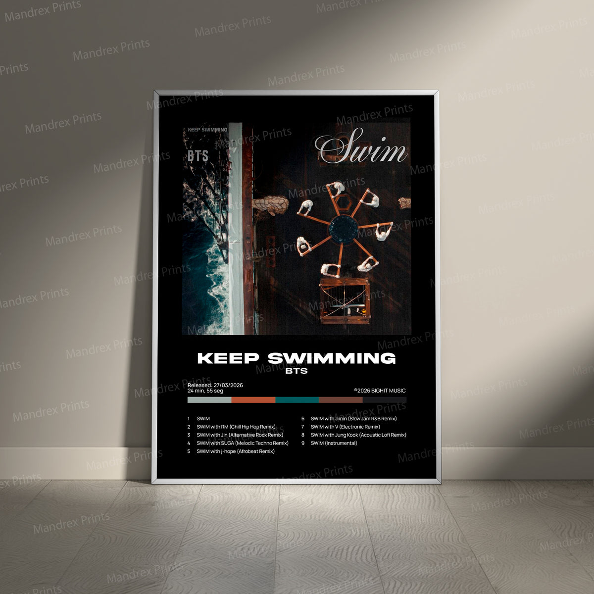 Keep Swimming – Póster Digital BTS
