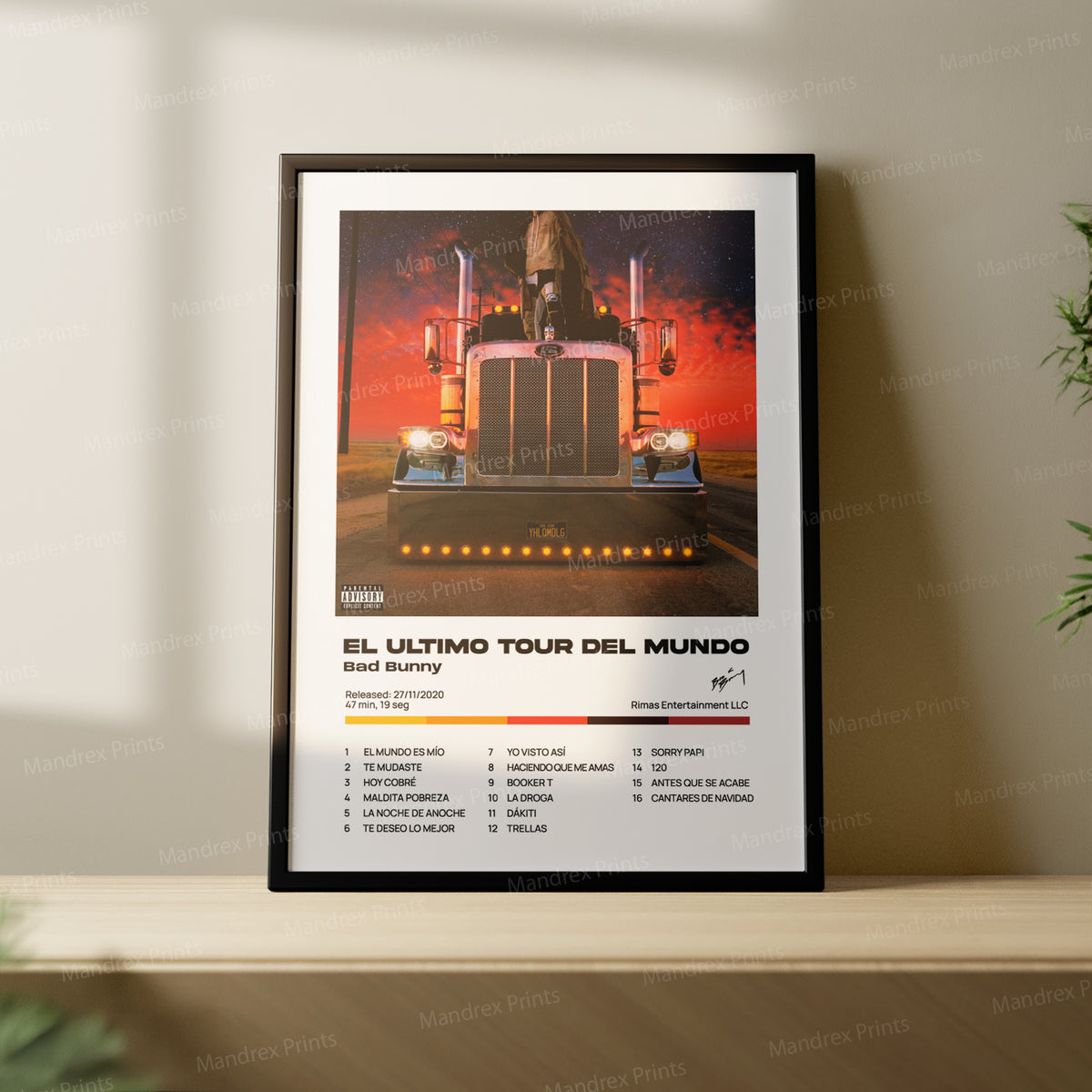 El Ultimo Tour Del Mundo – Póster Digital Bad Bunny
