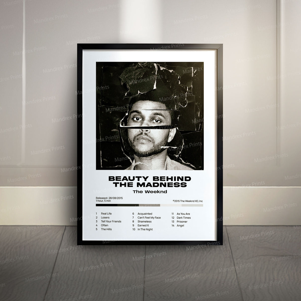 Beauty Behind The Madness – Póster Digital The Weeknd