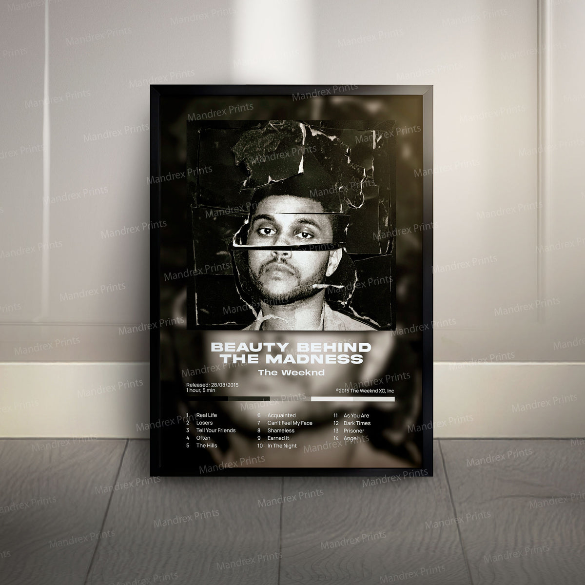 Beauty Behind The Madness – Póster Digital The Weeknd