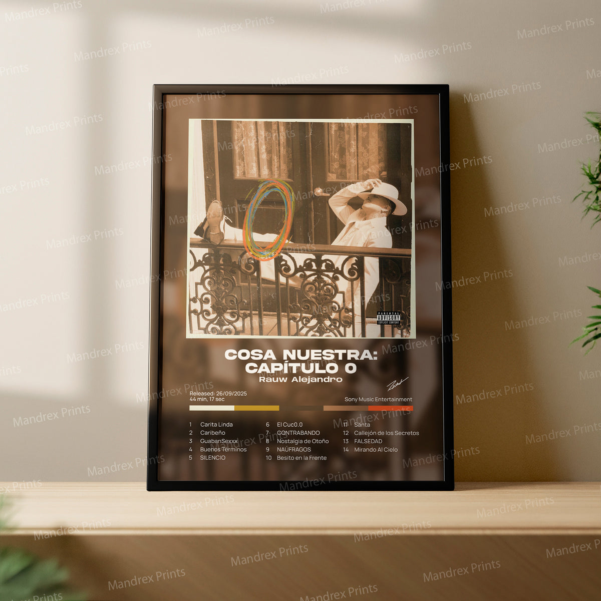 Cosa Nuestra Capitulo Cero – Póster Digital Rauw Alejandro