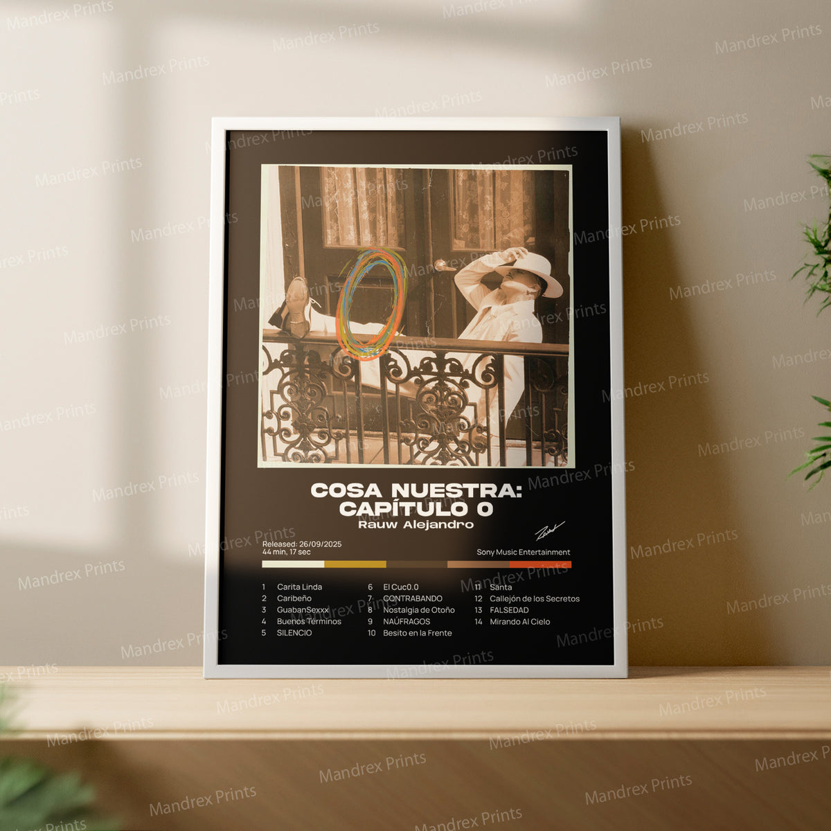 Cosa Nuestra Capitulo Cero – Póster Digital Rauw Alejandro