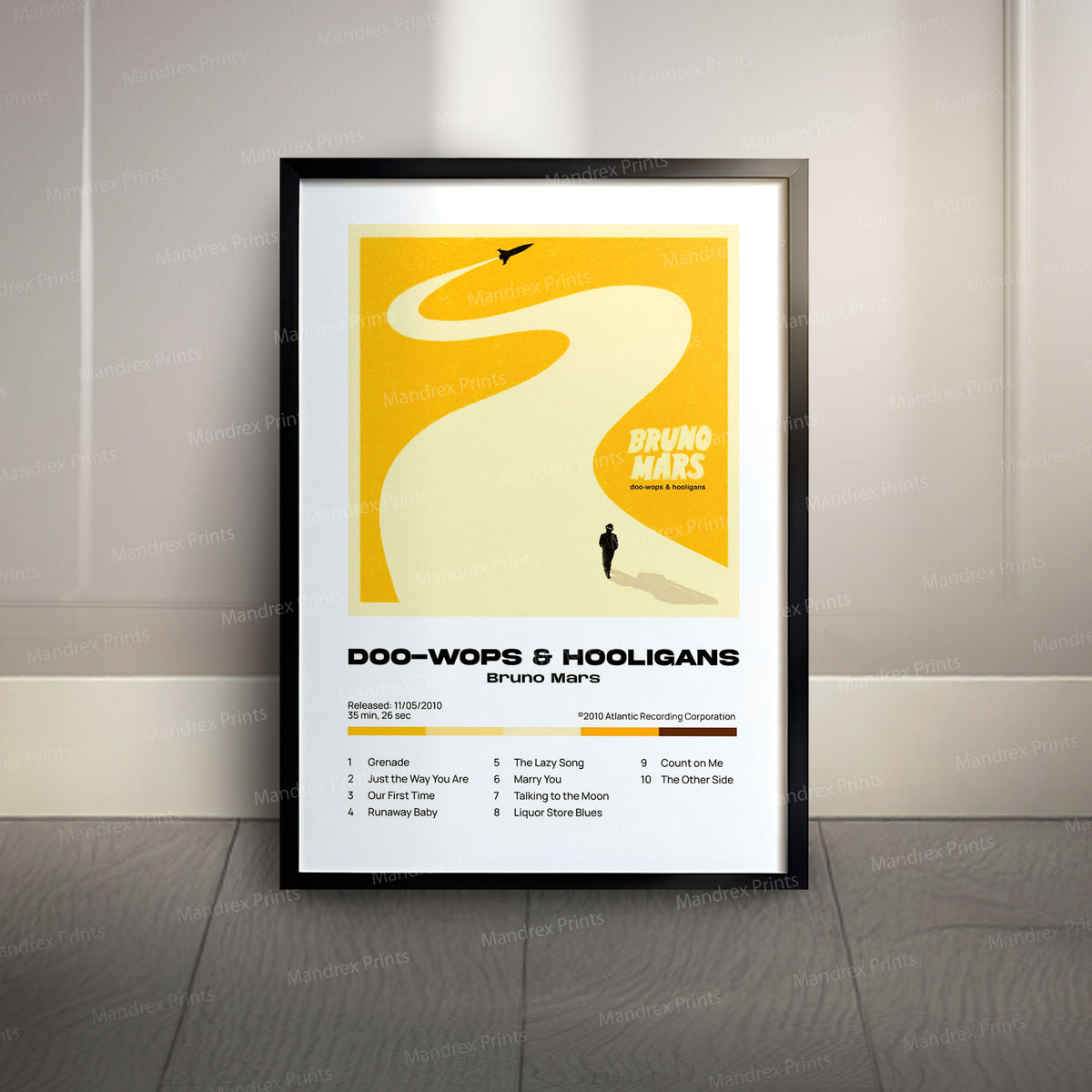 Doo-Wops & Hooligans – Póster Digital Bruno Mars