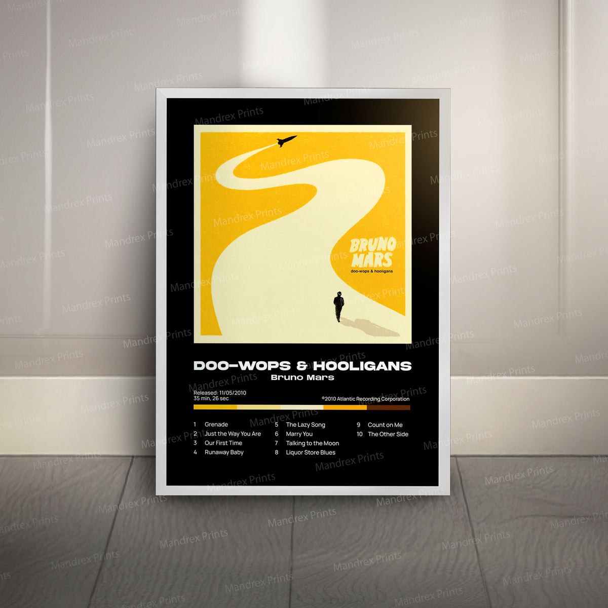 Doo-Wops & Hooligans – Póster Digital Bruno Mars