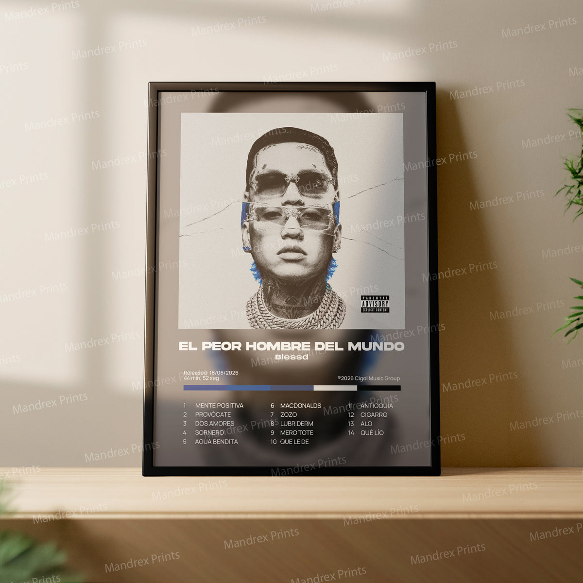 El Peor Hombre del Mundo – Póster Digital Blessd