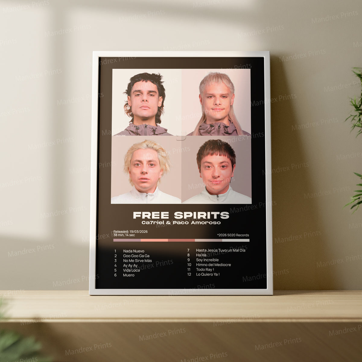 FREE SPIRITS – Póster Digital Catriel y Paco Amoroso