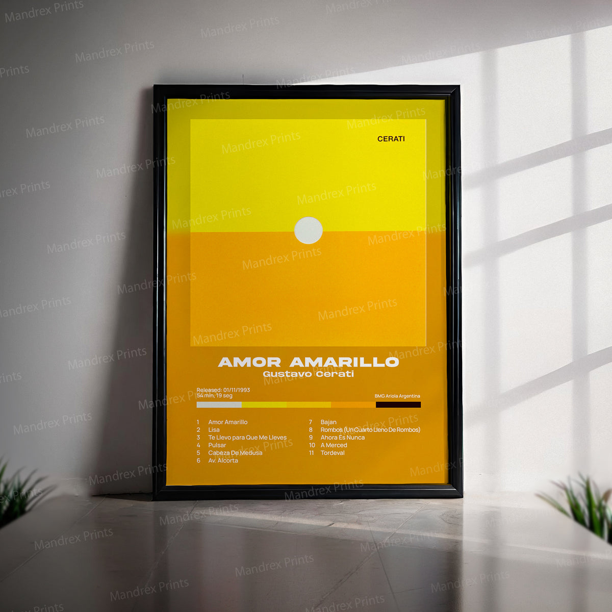 Amor Amarillo – Póster Digital Gustavo Cerati