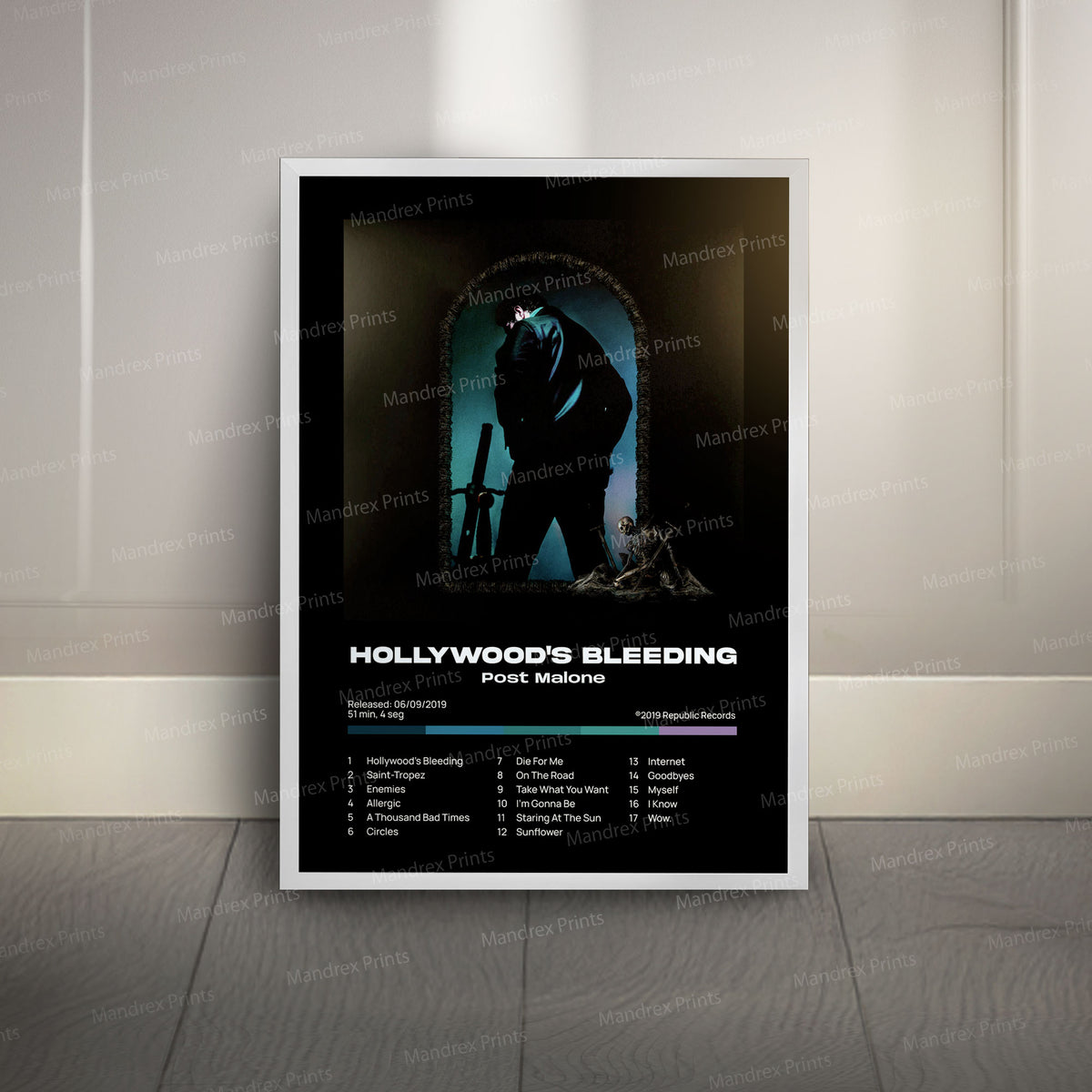 Hollywoods Bleeding – Póster Digital Post Malone