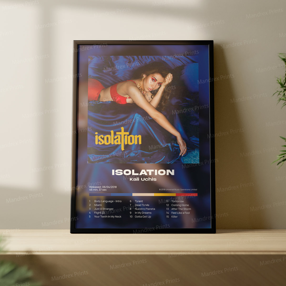 Isolation – Póster Digital Kali Uchis