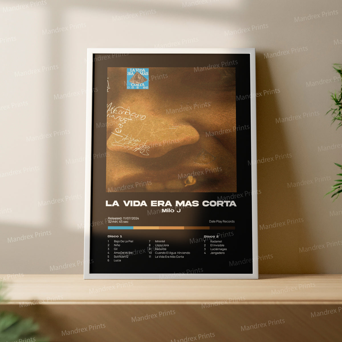 La Vida Era Más Corta– Póster Digital Milo J