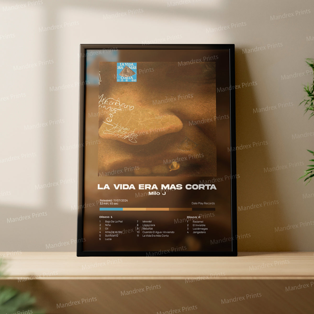 La Vida Era Más Corta– Póster Digital Milo J