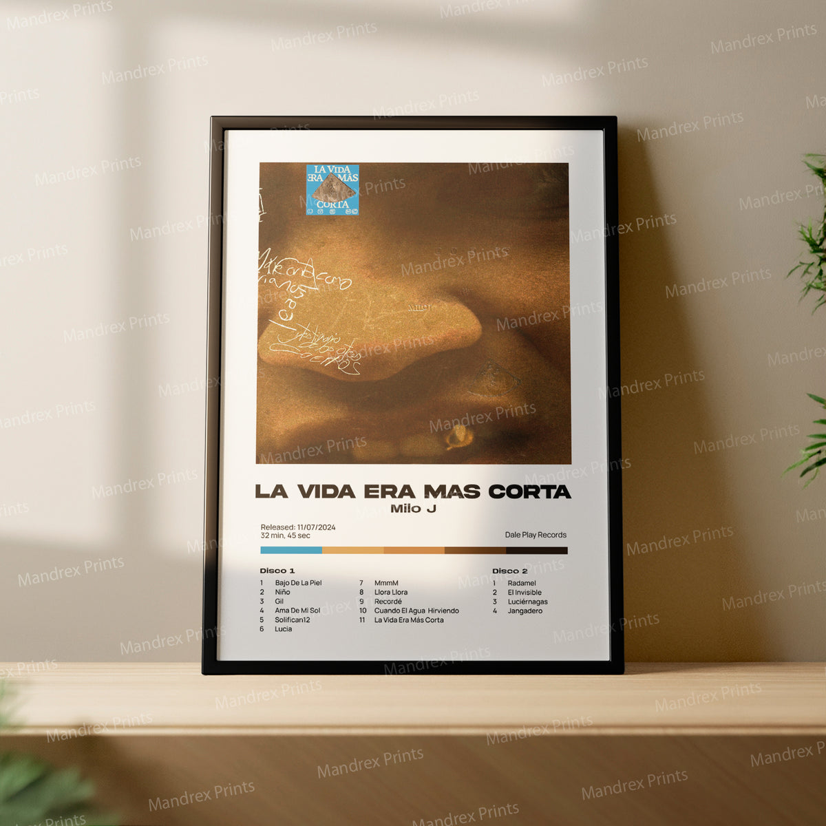 La Vida Era Más Corta– Póster Digital Milo J