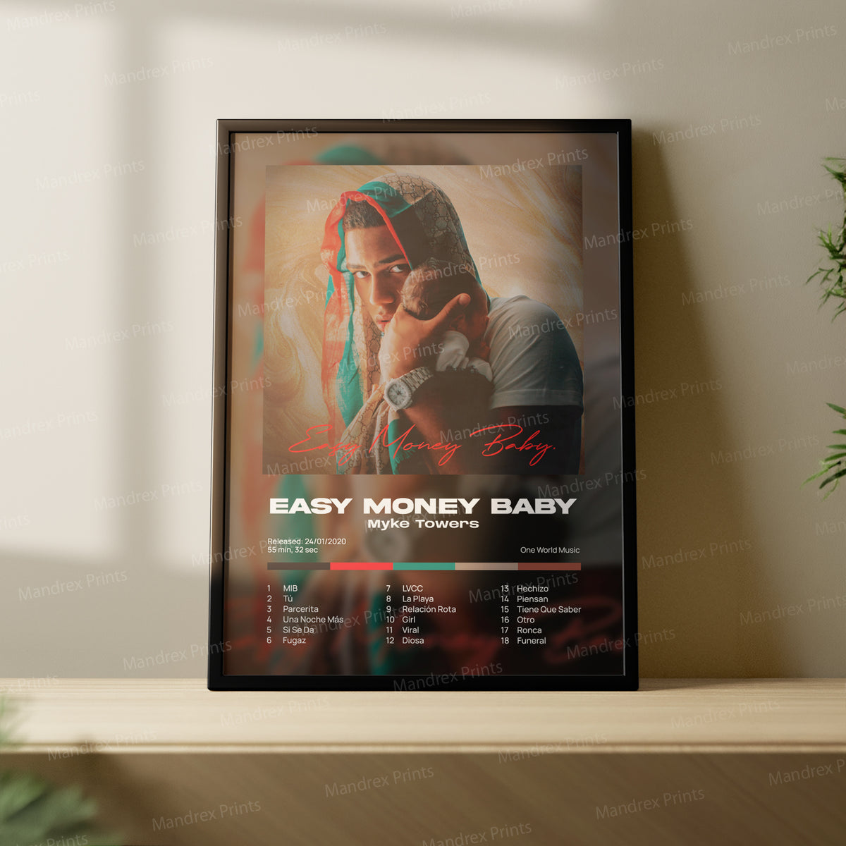 Easy Money Baby – Póster Digital Myke Towers