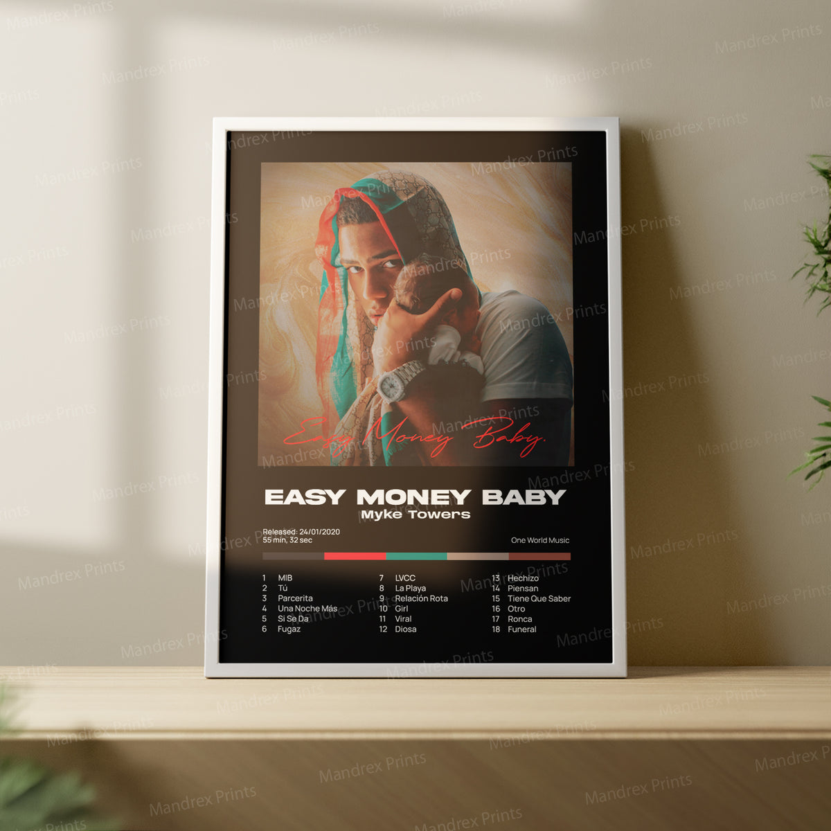 Easy Money Baby – Póster Digital Myke Towers