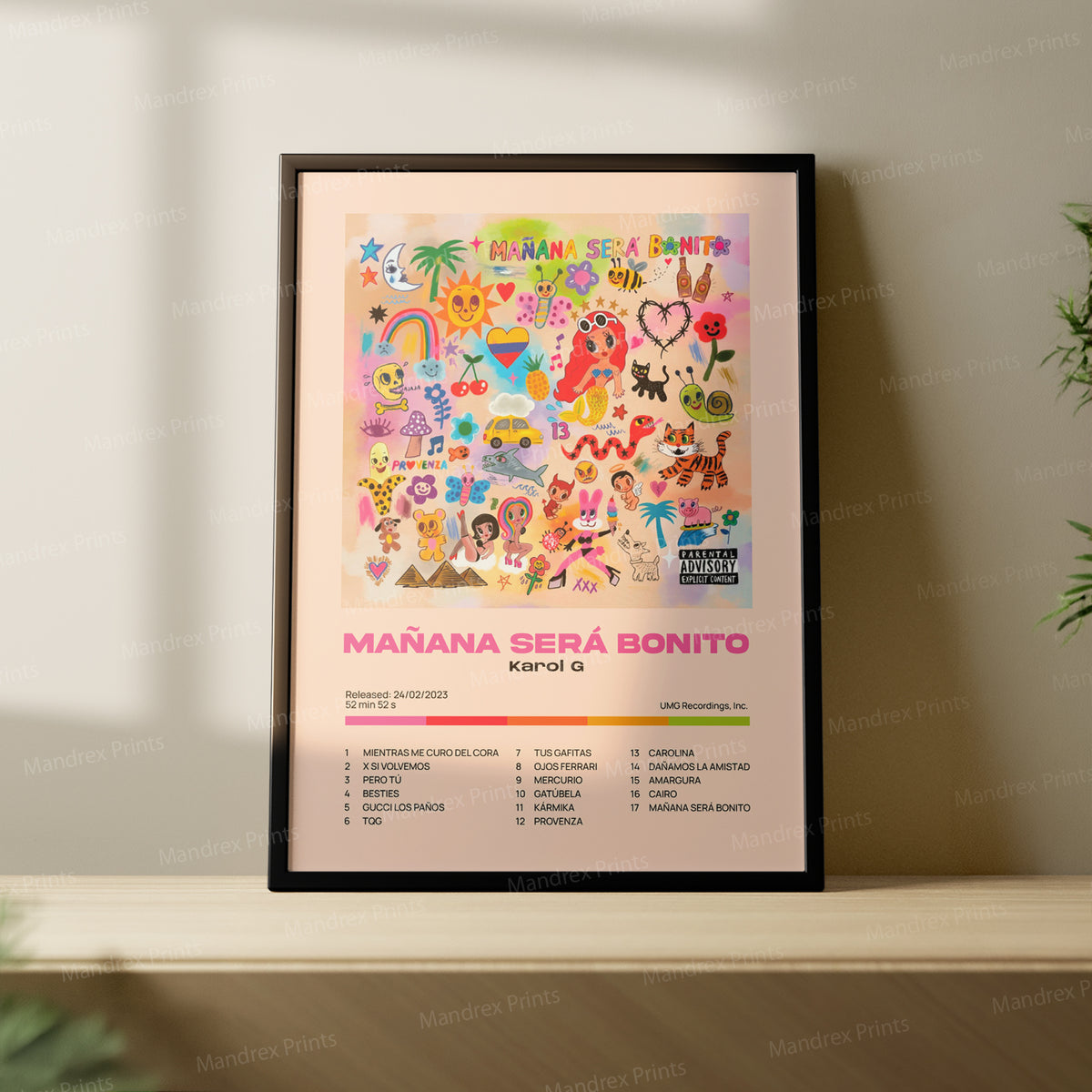 Mañana Será Bonito – Póster Digital Karol G