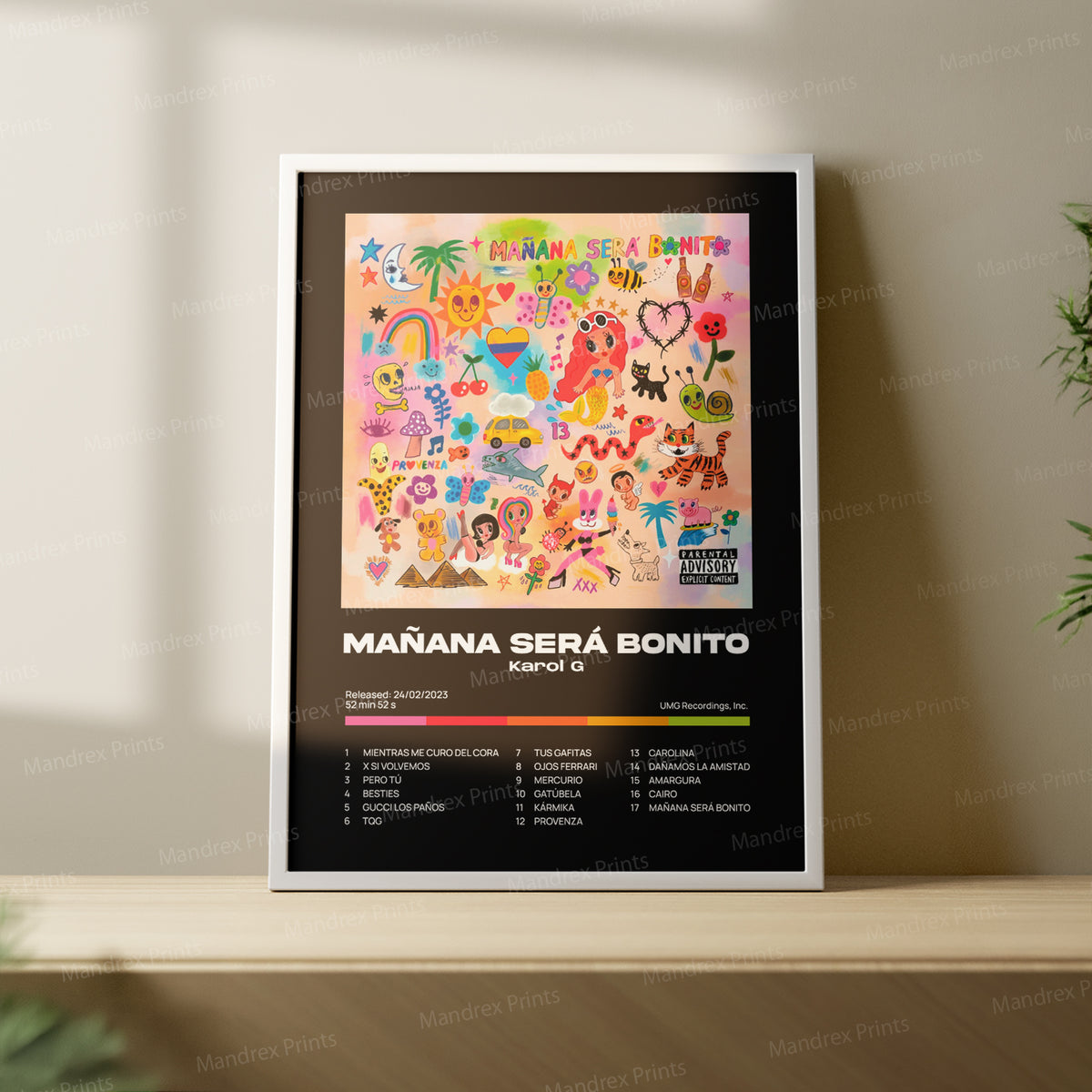 Mañana Será Bonito – Póster Digital Karol G