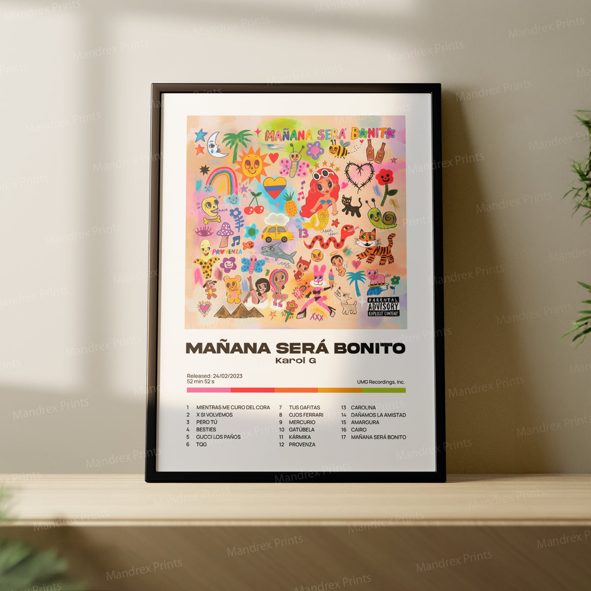 Mañana Será Bonito – Póster Digital Karol G