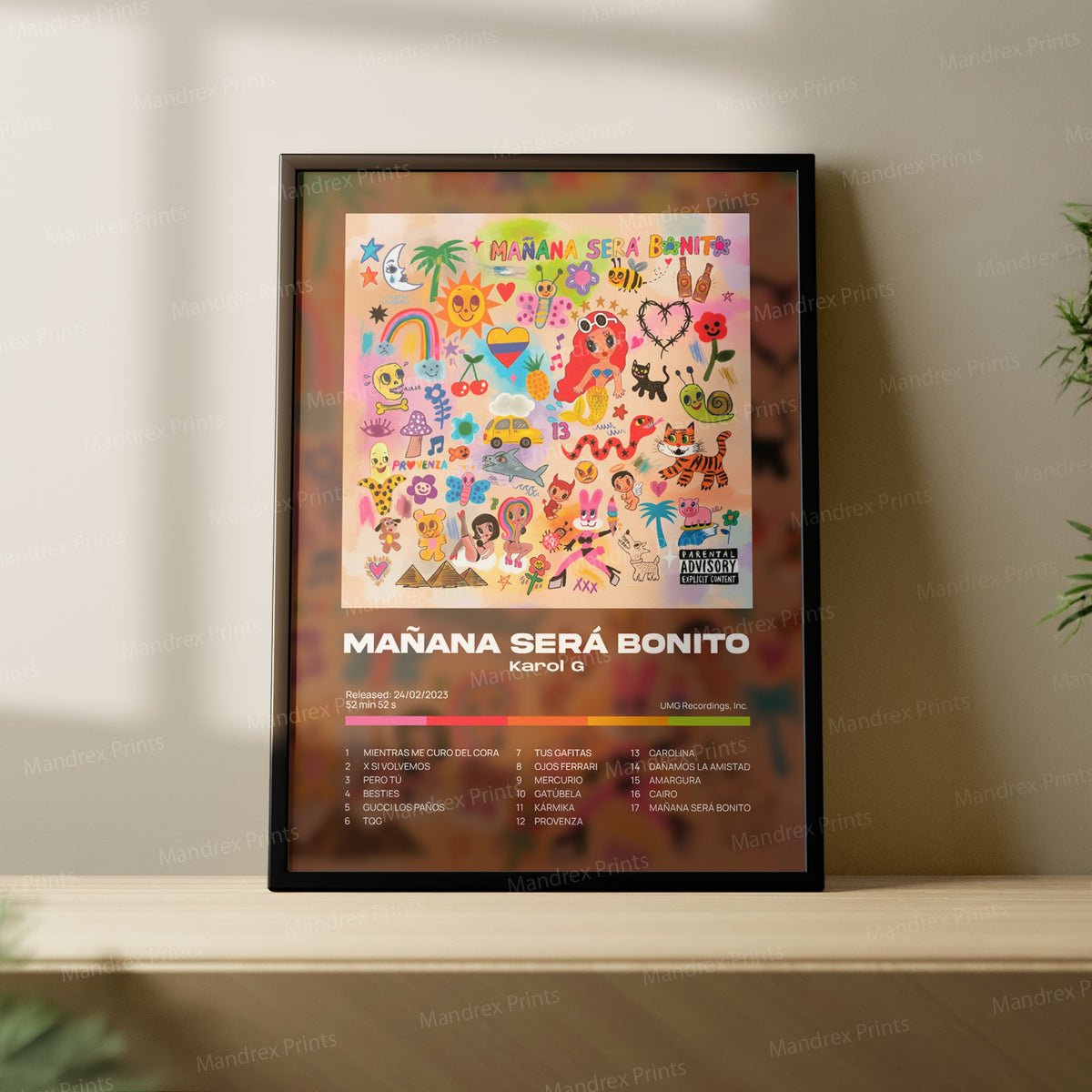 Mañana Será Bonito – Póster Digital Karol G
