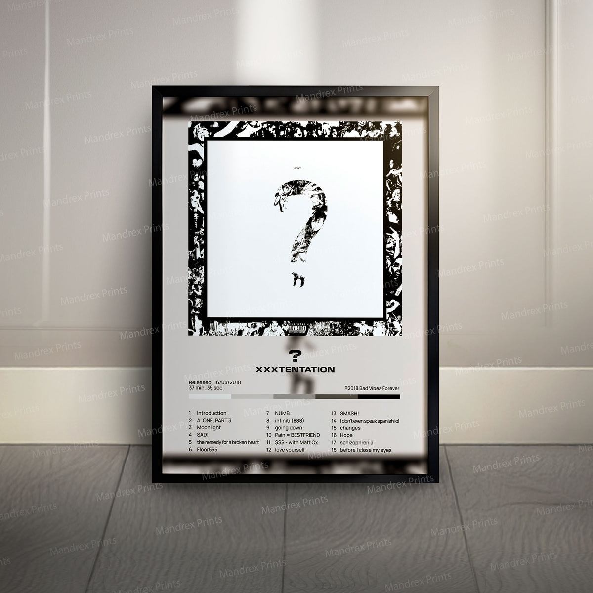 Question Mark (?) – Póster Digital XXXTENTATION
