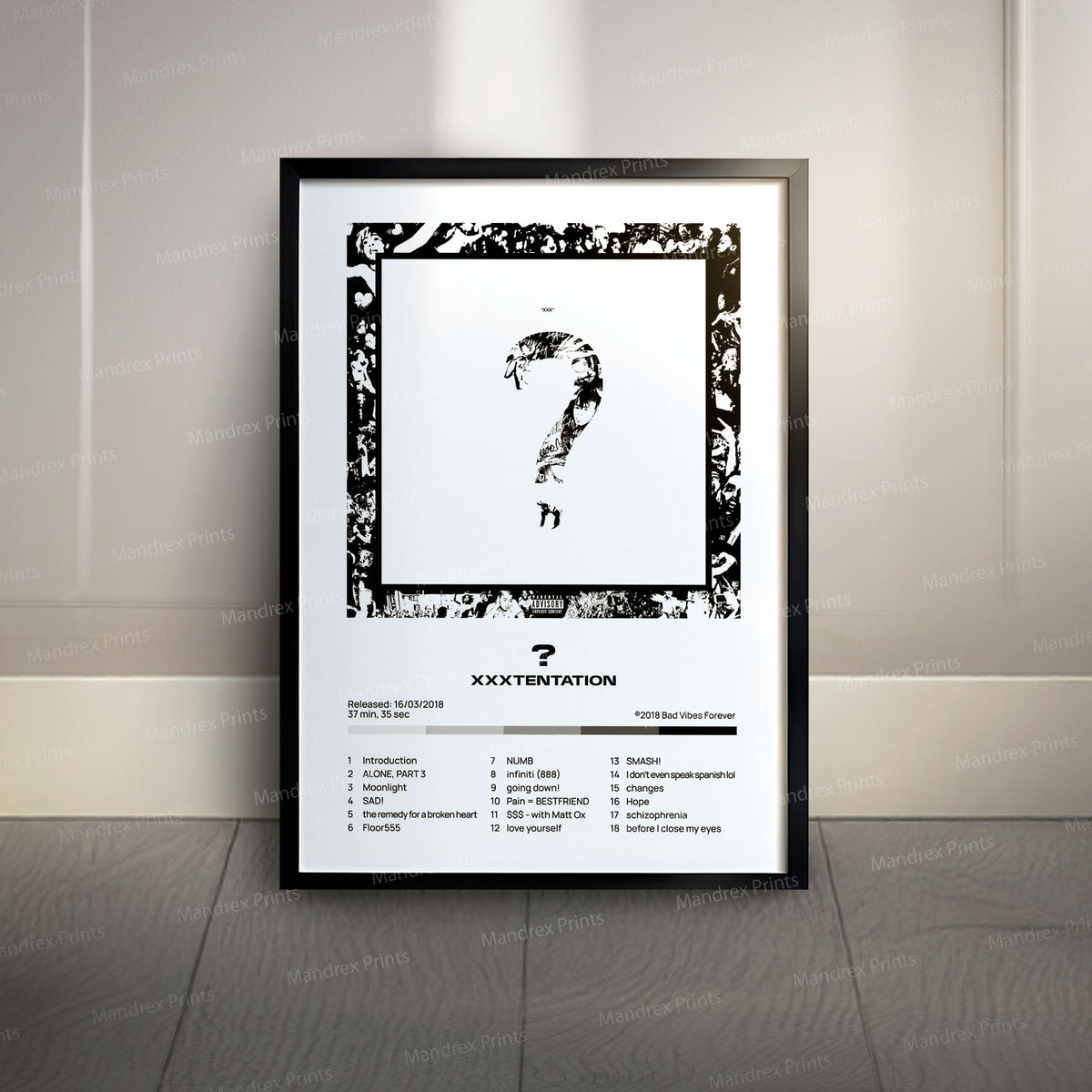 Question Mark (?) – Póster Digital XXXTENTATION