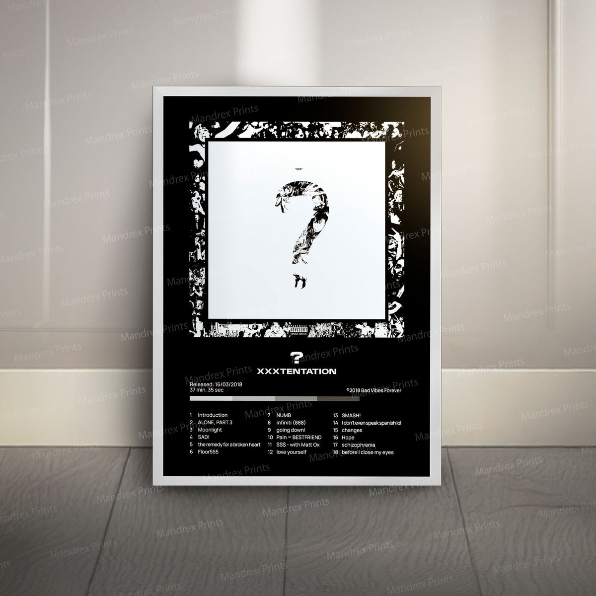 Question Mark (?) – Póster Digital XXXTENTATION