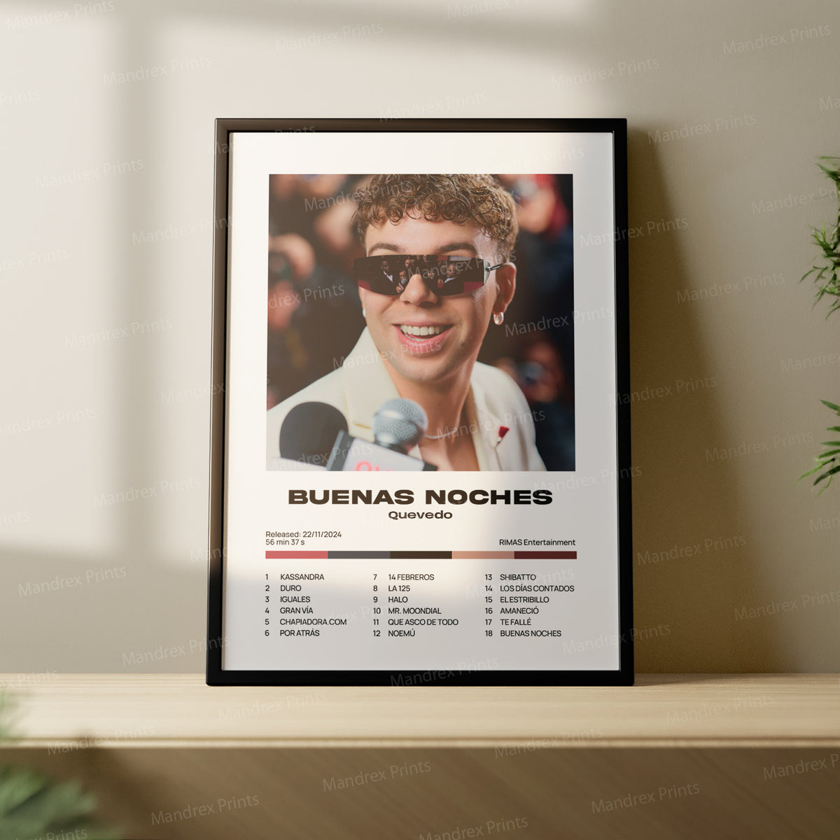 Buenas Noches – Póster Digital Quevedo