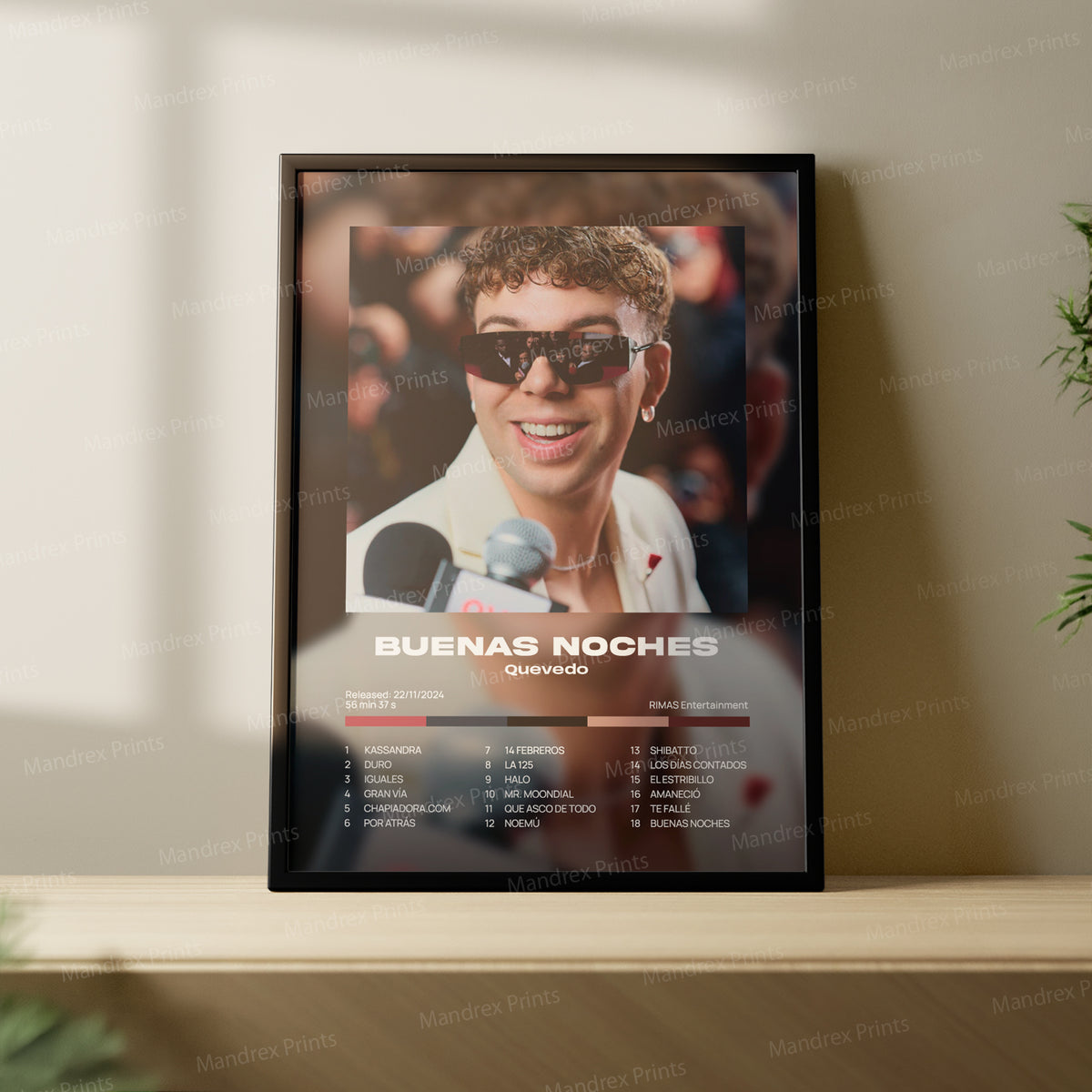 Buenas Noches – Póster Digital Quevedo