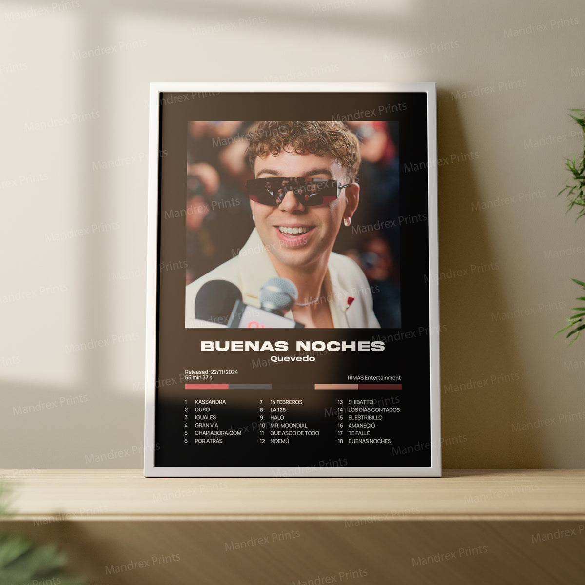 Buenas Noches – Póster Digital Quevedo