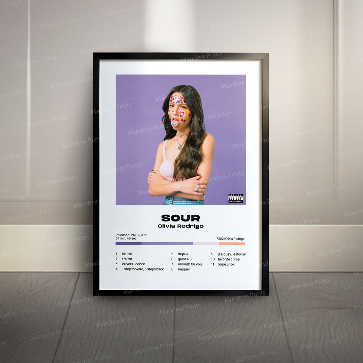 SOUR  – Póster Digital Olivia Rodrigo