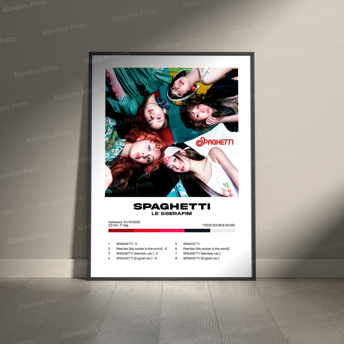 Spaghetti – Póster Digital Le Sserafim