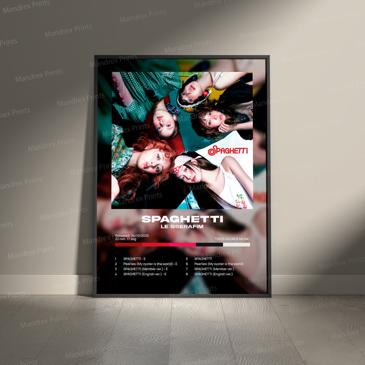 Spaghetti – Póster Digital Le Sserafim