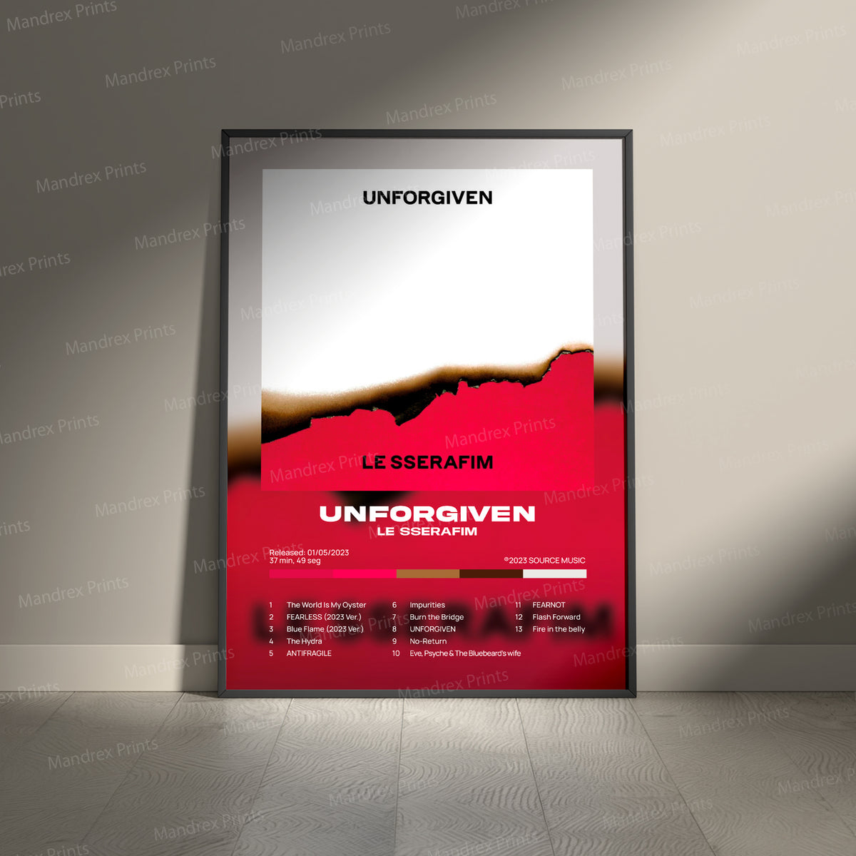 Unforvigen – Póster Digital Le Sserafim