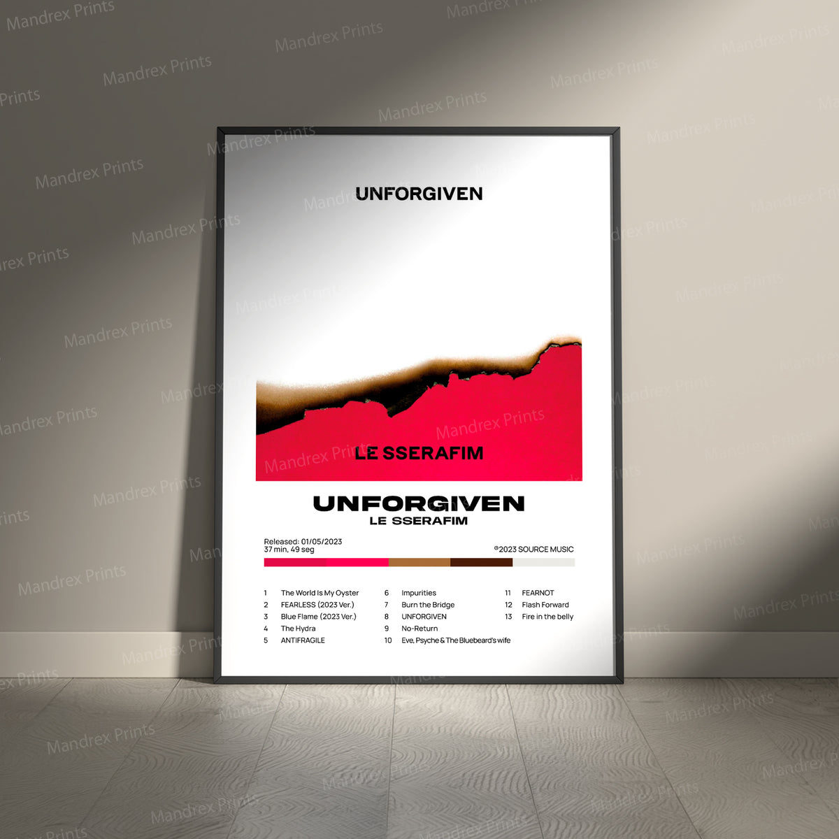 Unforvigen – Póster Digital Le Sserafim