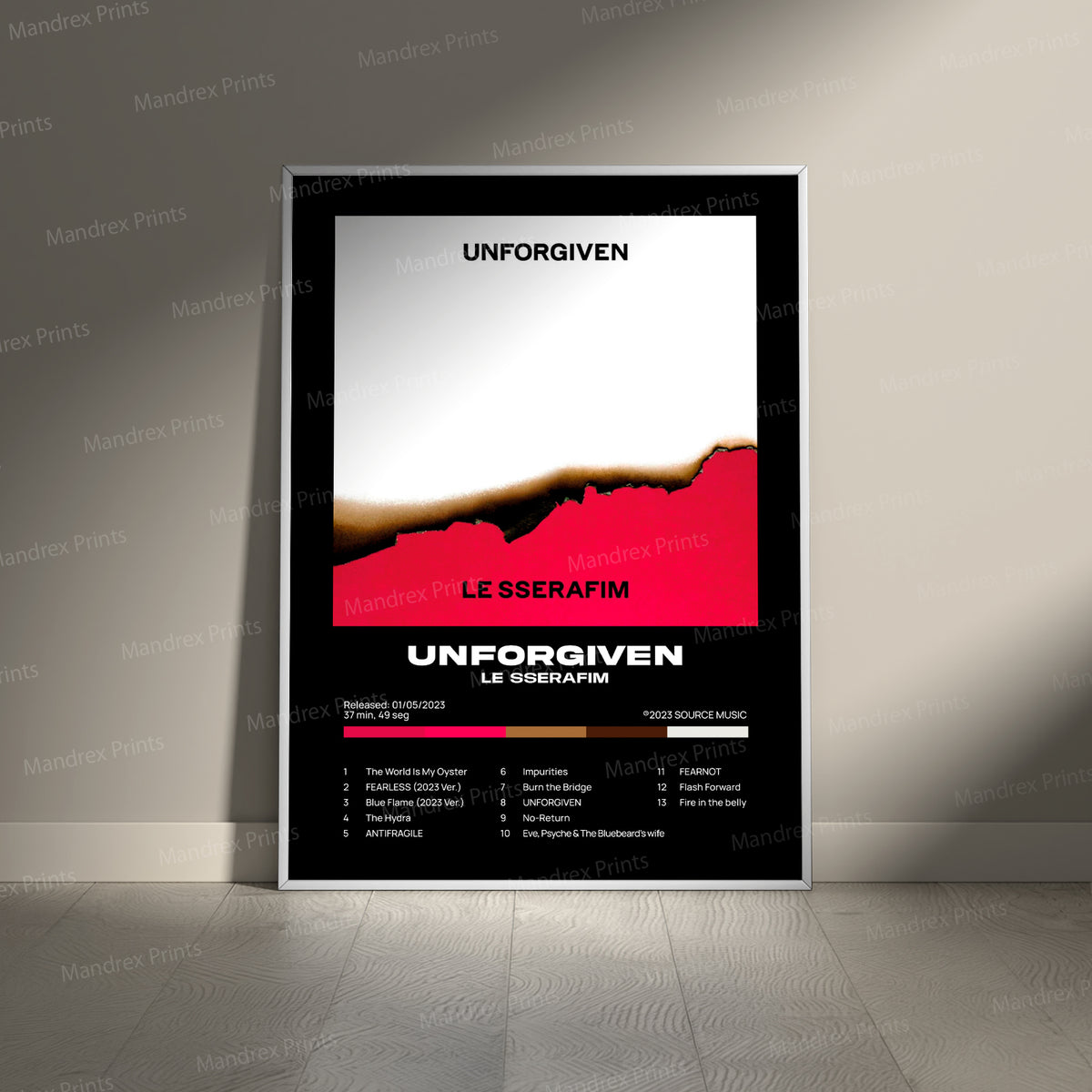 Unforvigen – Póster Digital Le Sserafim