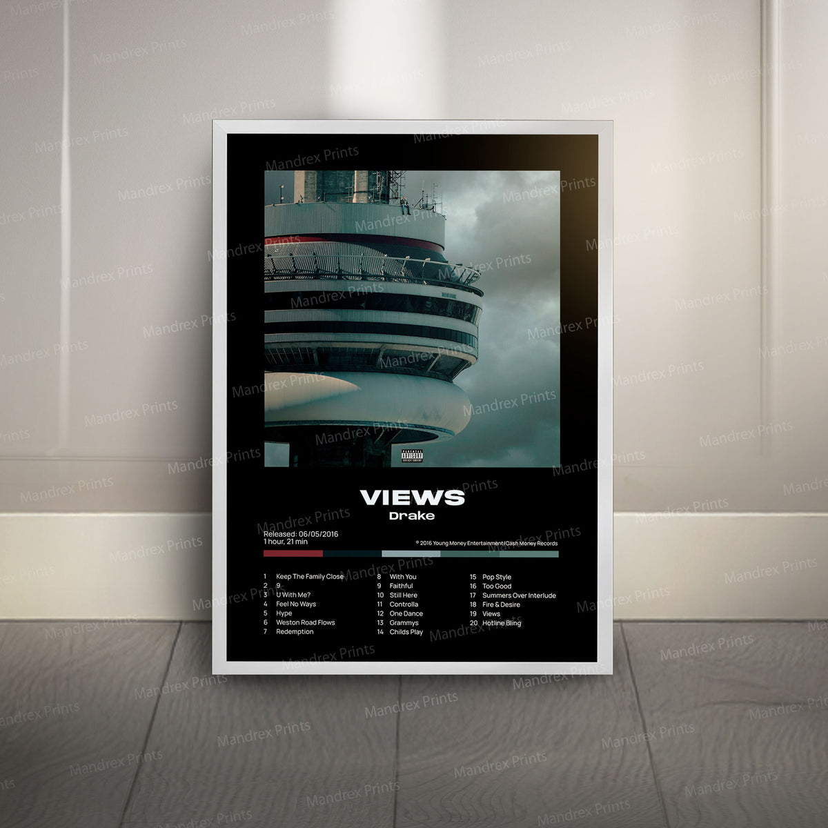 Views – Póster Digital Drake