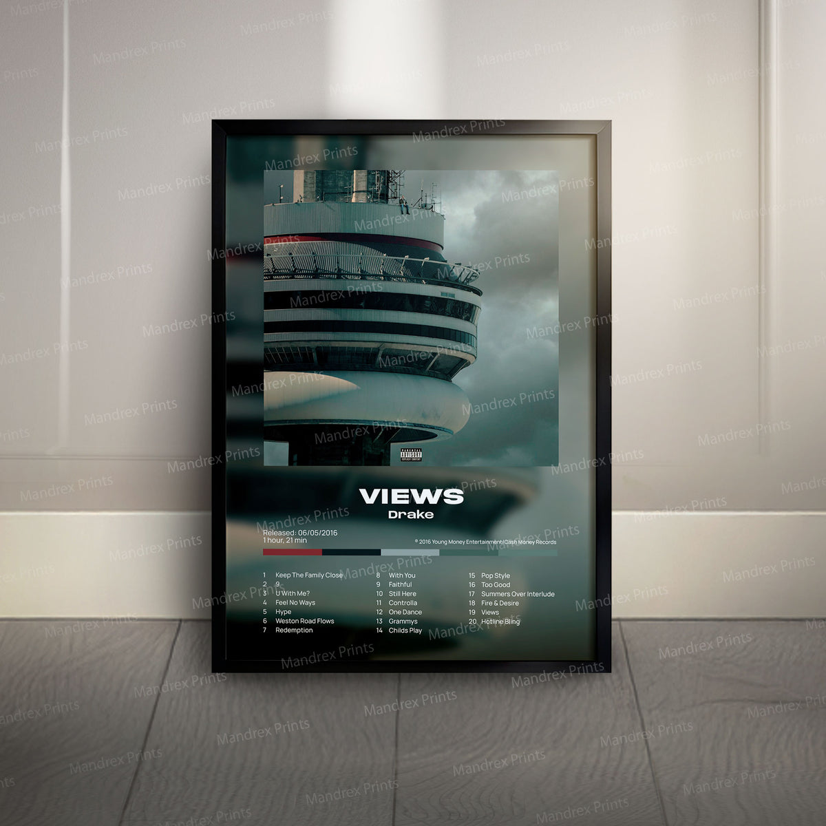 Views – Póster Digital Drake