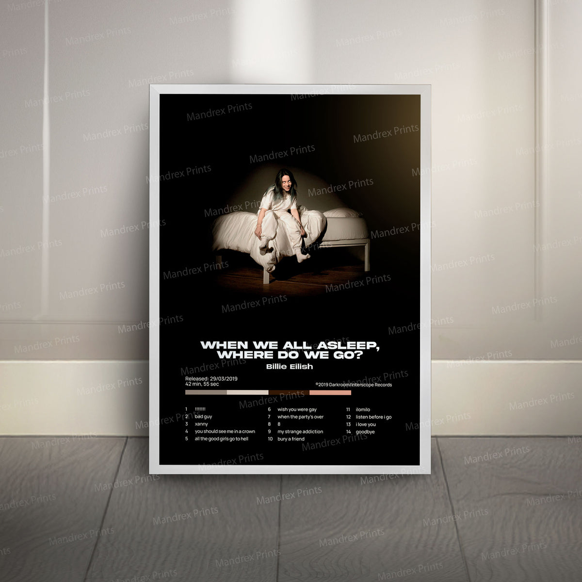 When We All Asleep Where Do We Go – Póster Digital Billie Eilish