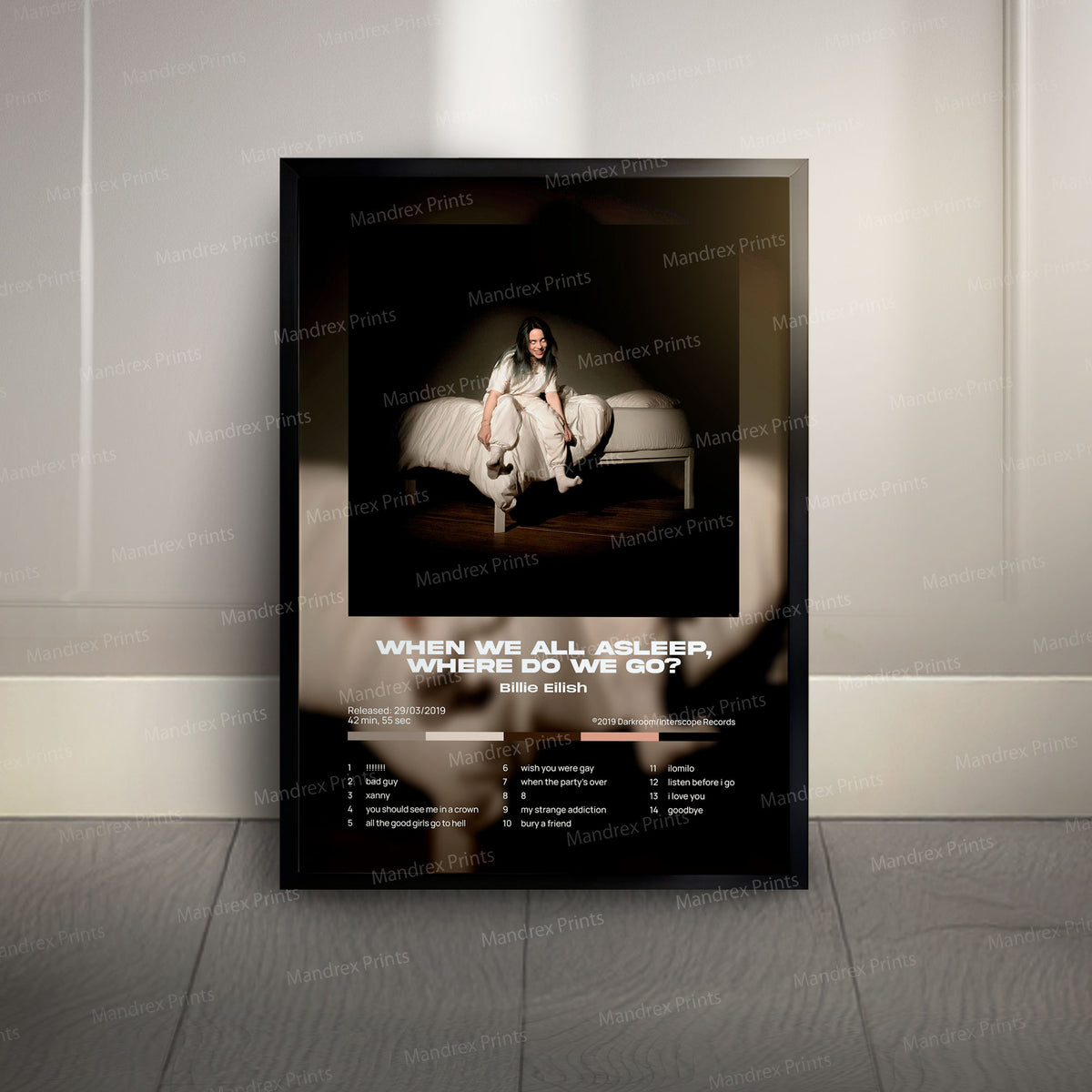 When We All Asleep Where Do We Go – Póster Digital Billie Eilish