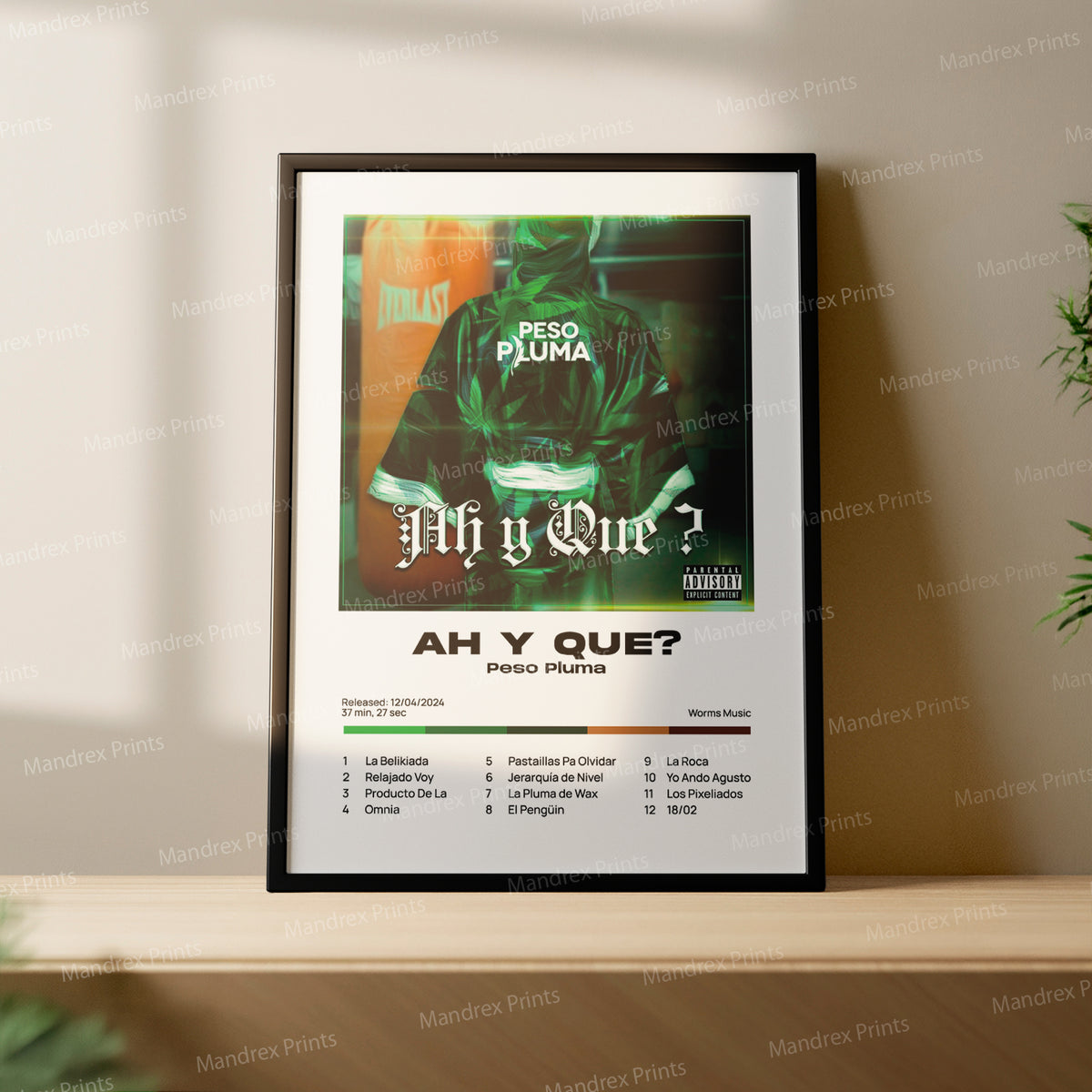 Ah y Que – Póster Digital Peso Pluma