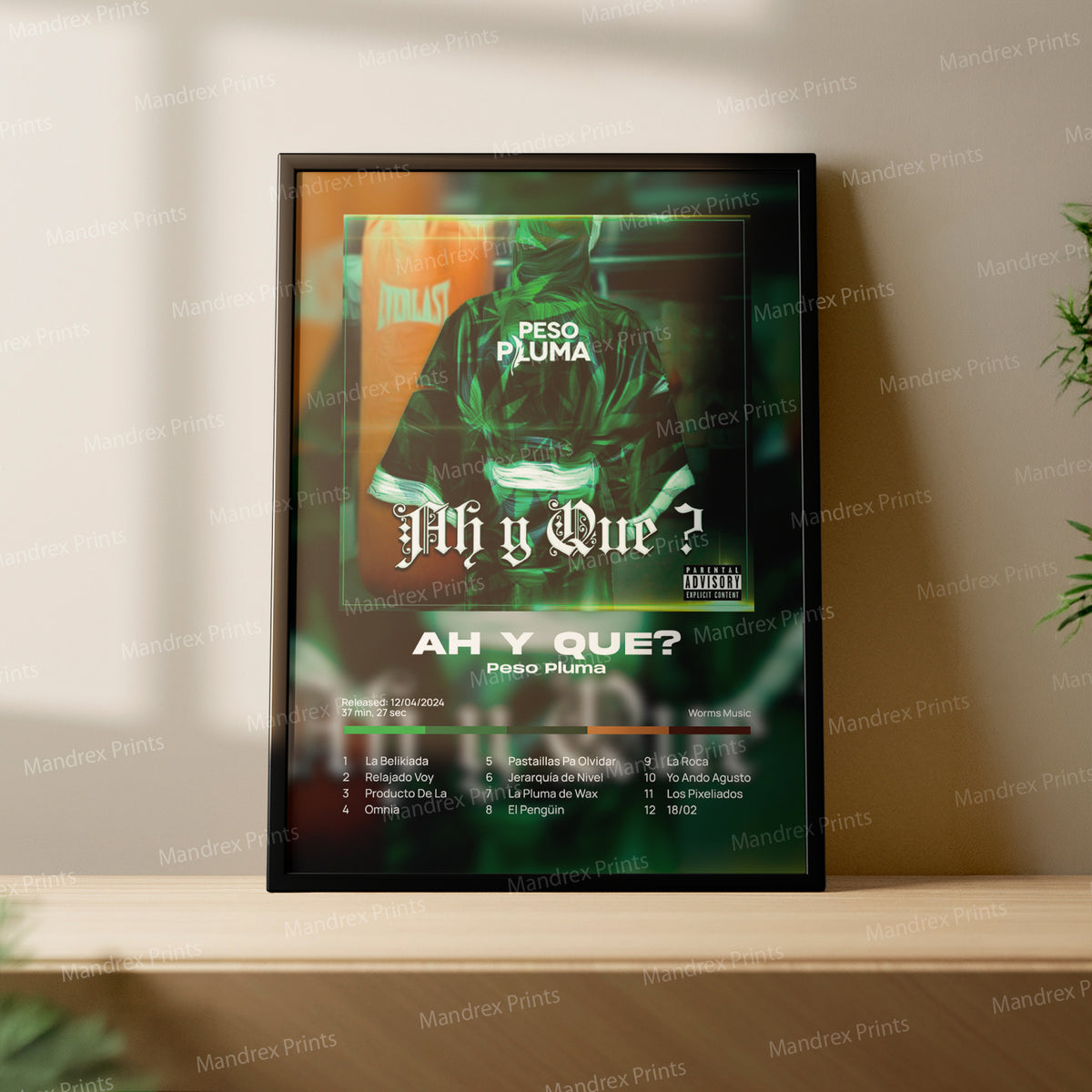 Ah y Que – Póster Digital Peso Pluma