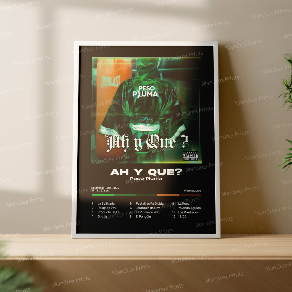 Ah y Que – Póster Digital Peso Pluma