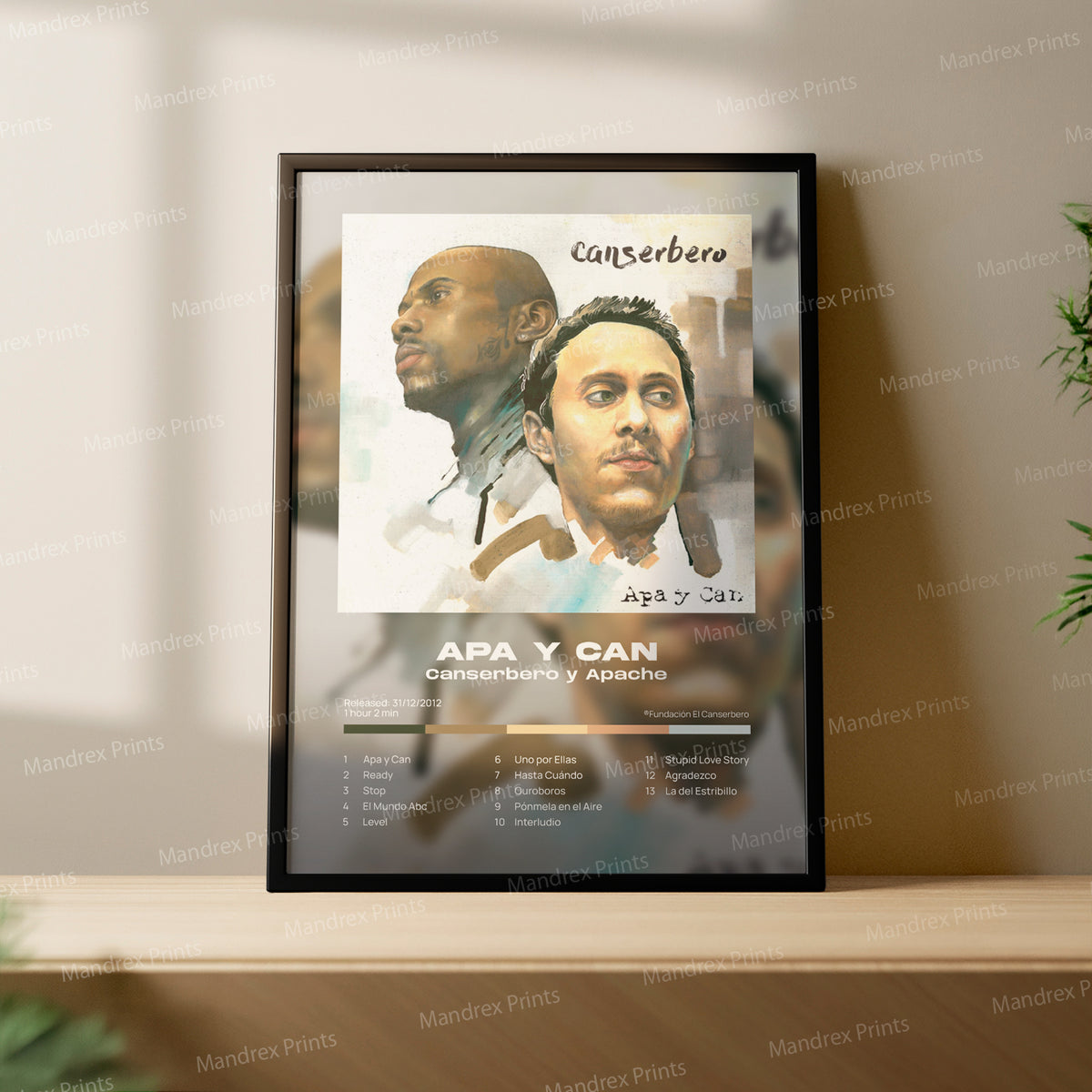 Apa y Can – Póster Digital Canserbero y Apache